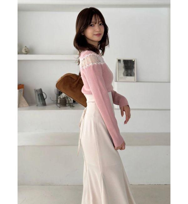 MERCURYDUO「レースカッティングニット」|ニット・セーター|