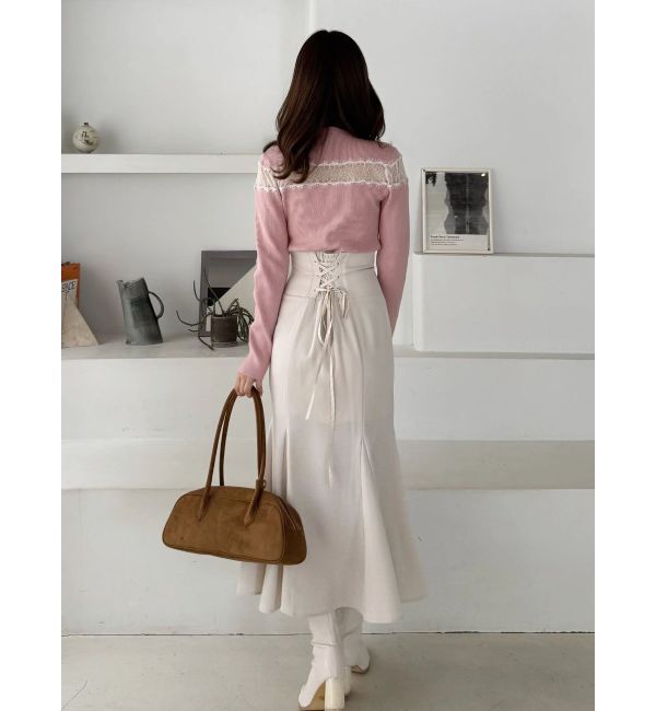 MERCURYDUO「レースカッティングニット」|ニット・セーター|