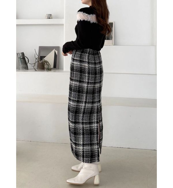 MERCURYDUO「レースカッティングニット」|ニット・セーター|