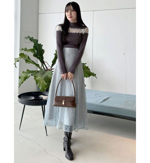 MERCURYDUO「レースカッティングニット」|ニット・セーター|