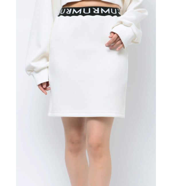 MURUA「スポンジングロゴミニスカート」|スカート|