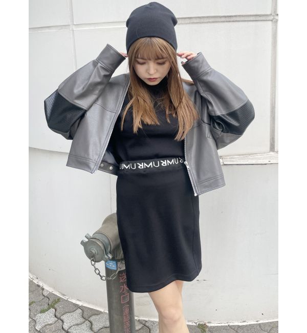 MURUA「スポンジングロゴミニスカート」|スカート|