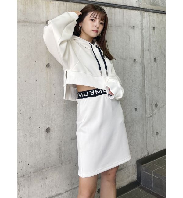 MURUA「スポンジングロゴミニスカート」|スカート|