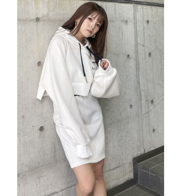 MURUA「スポンジングロゴミニスカート」|スカート|