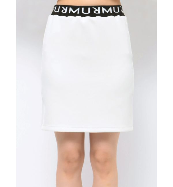 MURUA「スポンジングロゴミニスカート」|スカート|