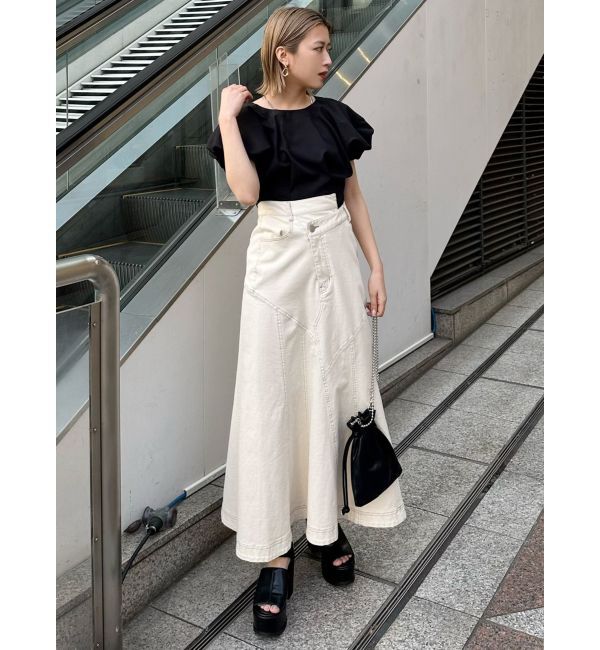 MURUA「ウォッシュドデニムマーメイドスカート」|スカート|