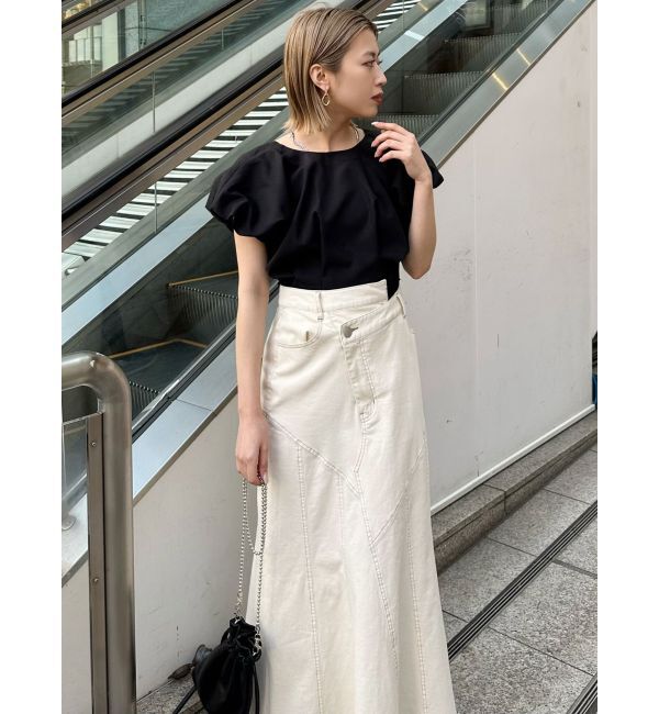 MURUA「ウォッシュドデニムマーメイドスカート」|スカート|