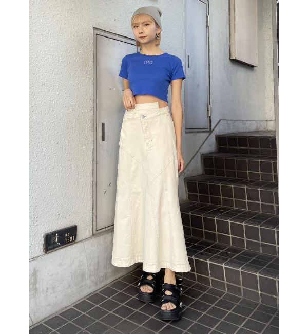 MURUA「ウォッシュドデニムマーメイドスカート」|スカート|