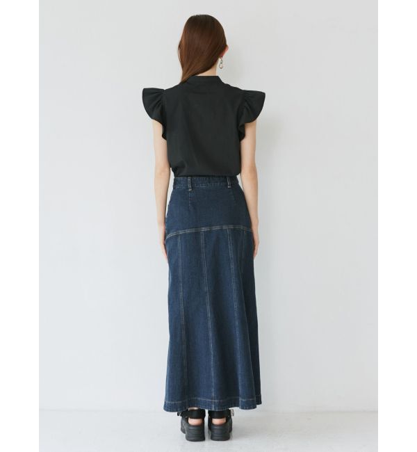 MURUA「ウォッシュドデニムマーメイドスカート」|スカート|