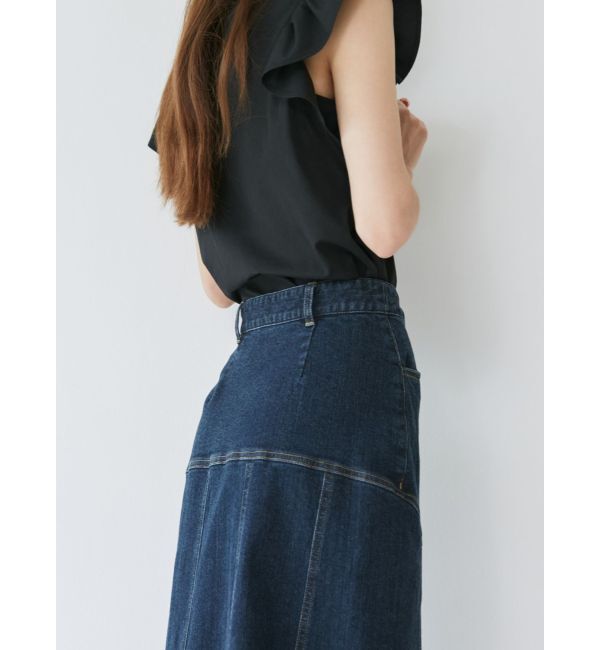 MURUA「ウォッシュドデニムマーメイドスカート」|スカート|