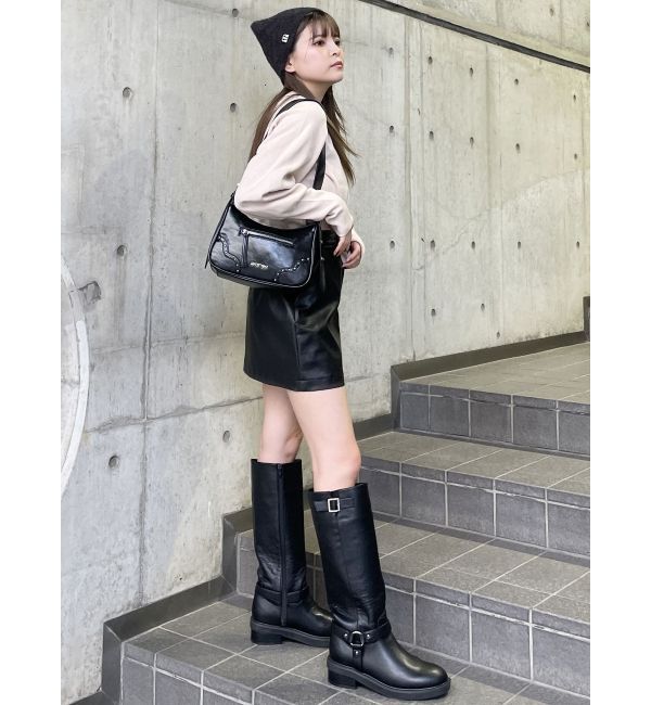 MURUA「エンジニアロングブーツ」|ロングブーツ|