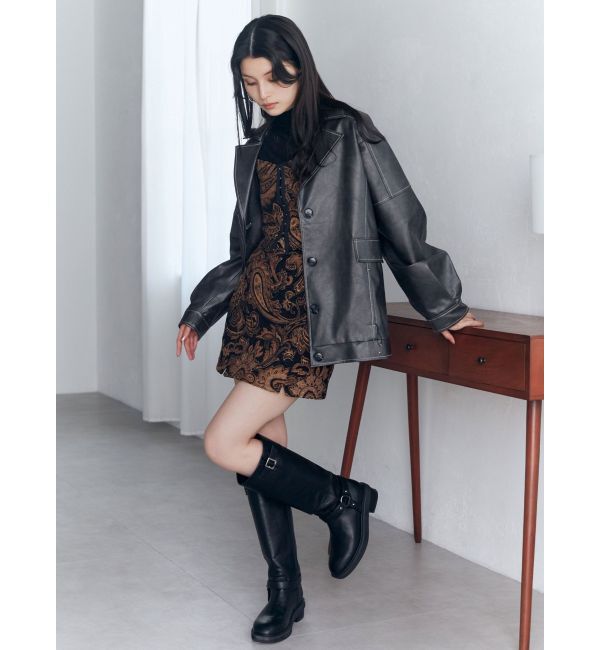 MURUA「エンジニアロングブーツ」|ロングブーツ|