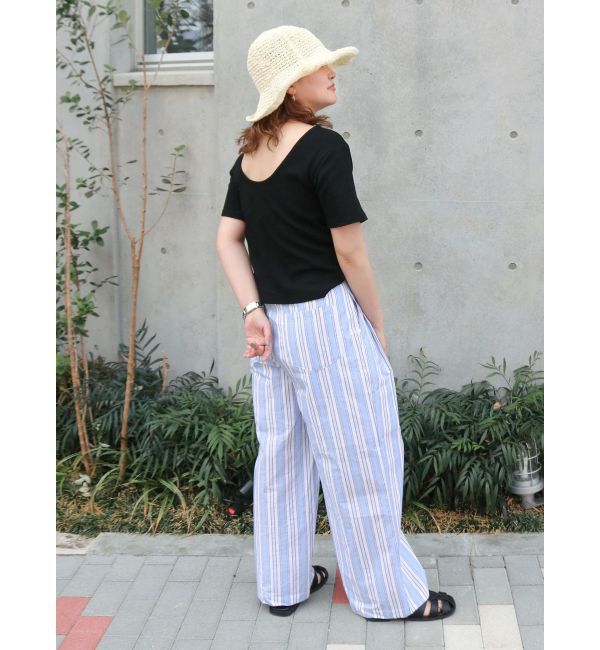 Ungrid「パット付きバックオープンTee」|Tシャツ・カットソー|