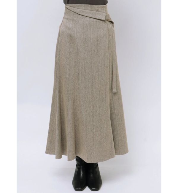 LAGUNAMOON「ウエストラペルツイードマーメイドスカート」|スカート|