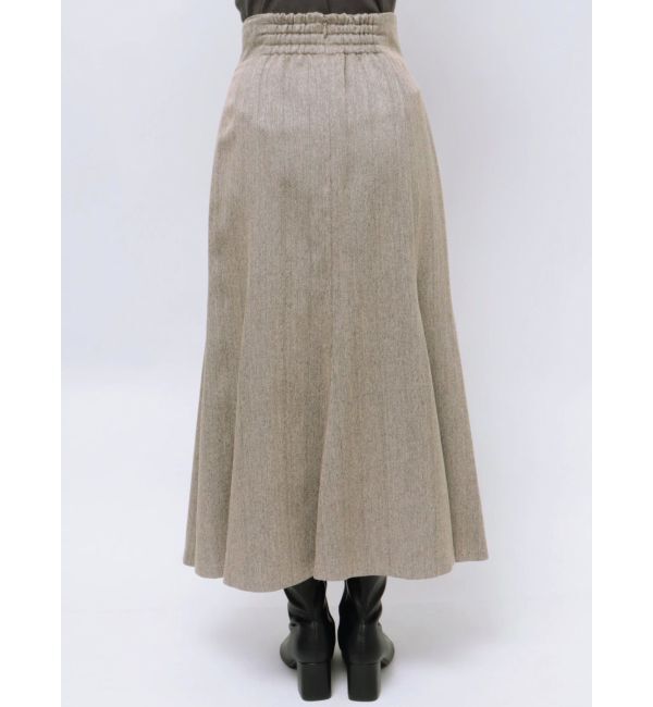 LAGUNAMOON「ウエストラペルツイードマーメイドスカート」|スカート|