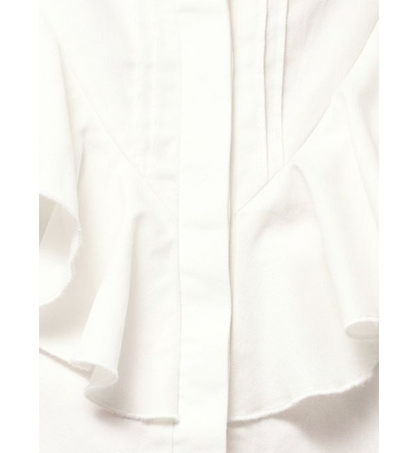 LAGUNAMOON「【Leeコラボ】Vネックフリルタックブラウス」|シャツ・ブラウス|