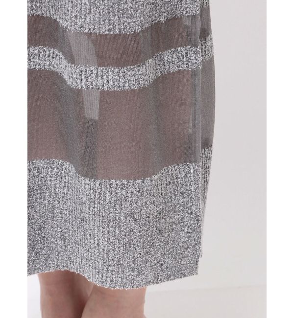 LAGUNAMOON「【追加生産】クロップドカーデセットニットワンピース」|ワンピース|