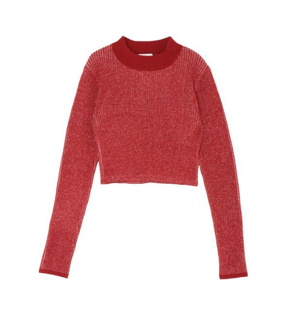 EVRIS「プレーティングリブニットトップス」|ニット・セーター|