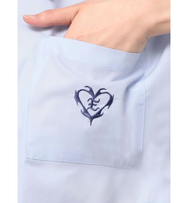 EVRIS「ワンポイントショートシャツ」|シャツ・ブラウス|