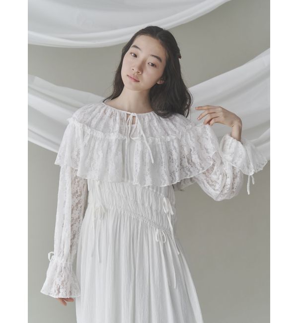 merry jenny「レースフレアボレロ」|シャツ・ブラウス|