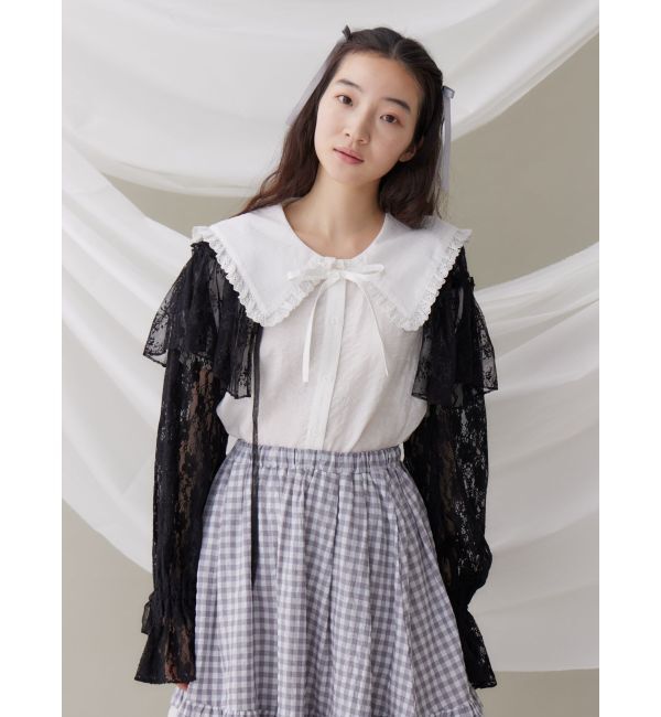 merry jenny「レースフレアボレロ」|シャツ・ブラウス|