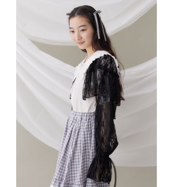 merry jenny「レースフレアボレロ」|シャツ・ブラウス|