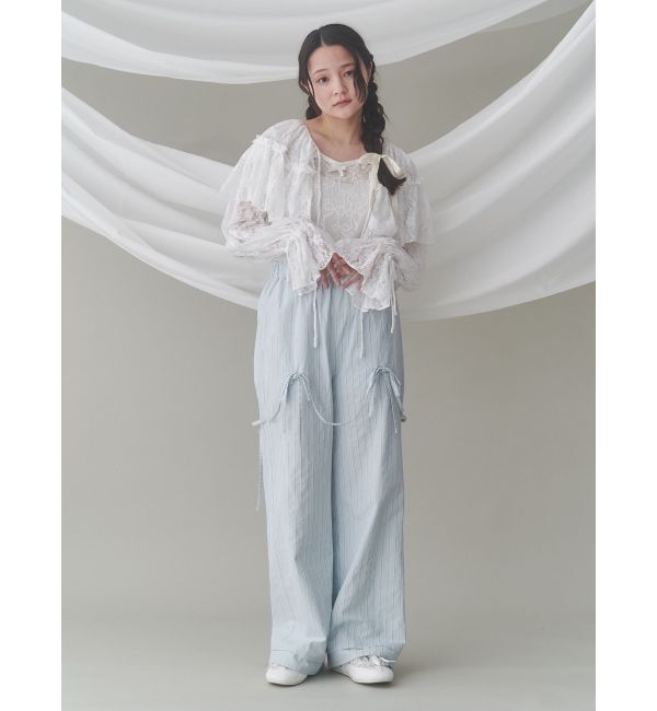 merry jenny「レースフレアボレロ」|シャツ・ブラウス|