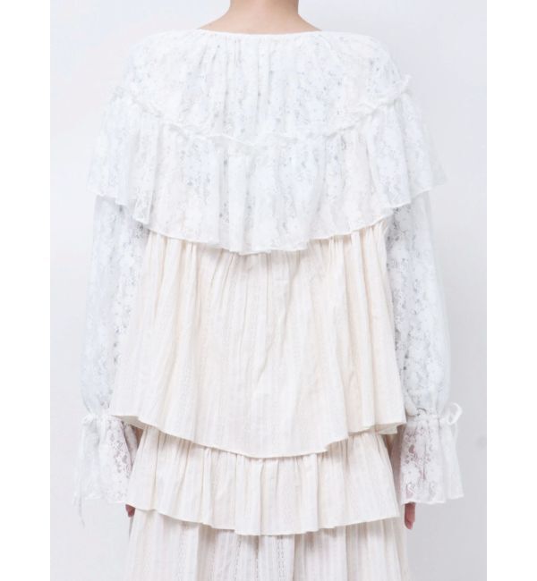 merry jenny「レースフレアボレロ」|シャツ・ブラウス|