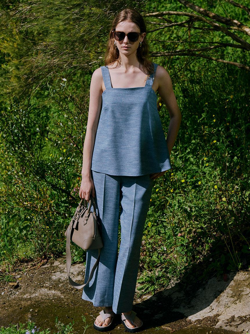 Mila Owen「ペプラムブラウスSET UP風オールインワン」|オールインワン|LBLU