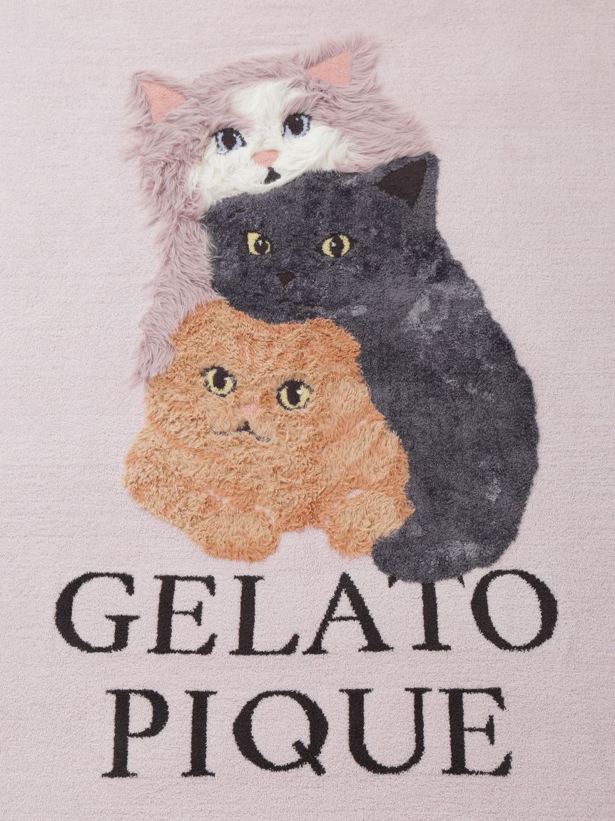 gelato pique Sleep「【Sleep】CAT3柄 ジャガードマルチカバー」|その他|