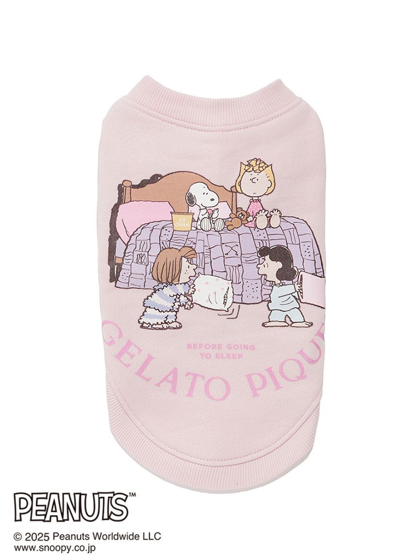  GELATO PIQUE CAT&DOG「【PEANUTS】【CAT&DOG】オリジナルアート 裏毛プルオーバー」|その他|