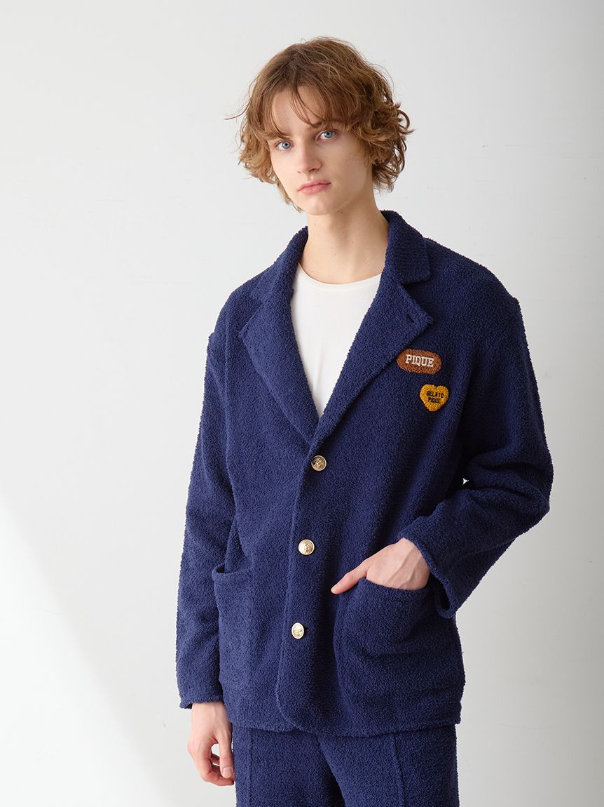 GELATO PIQUE HOMME「【HOMME】パウダーニットジャケット」|カーディガン|