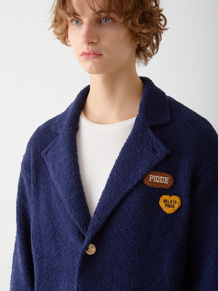 GELATO PIQUE HOMME「【HOMME】パウダーニットジャケット」|カーディガン|