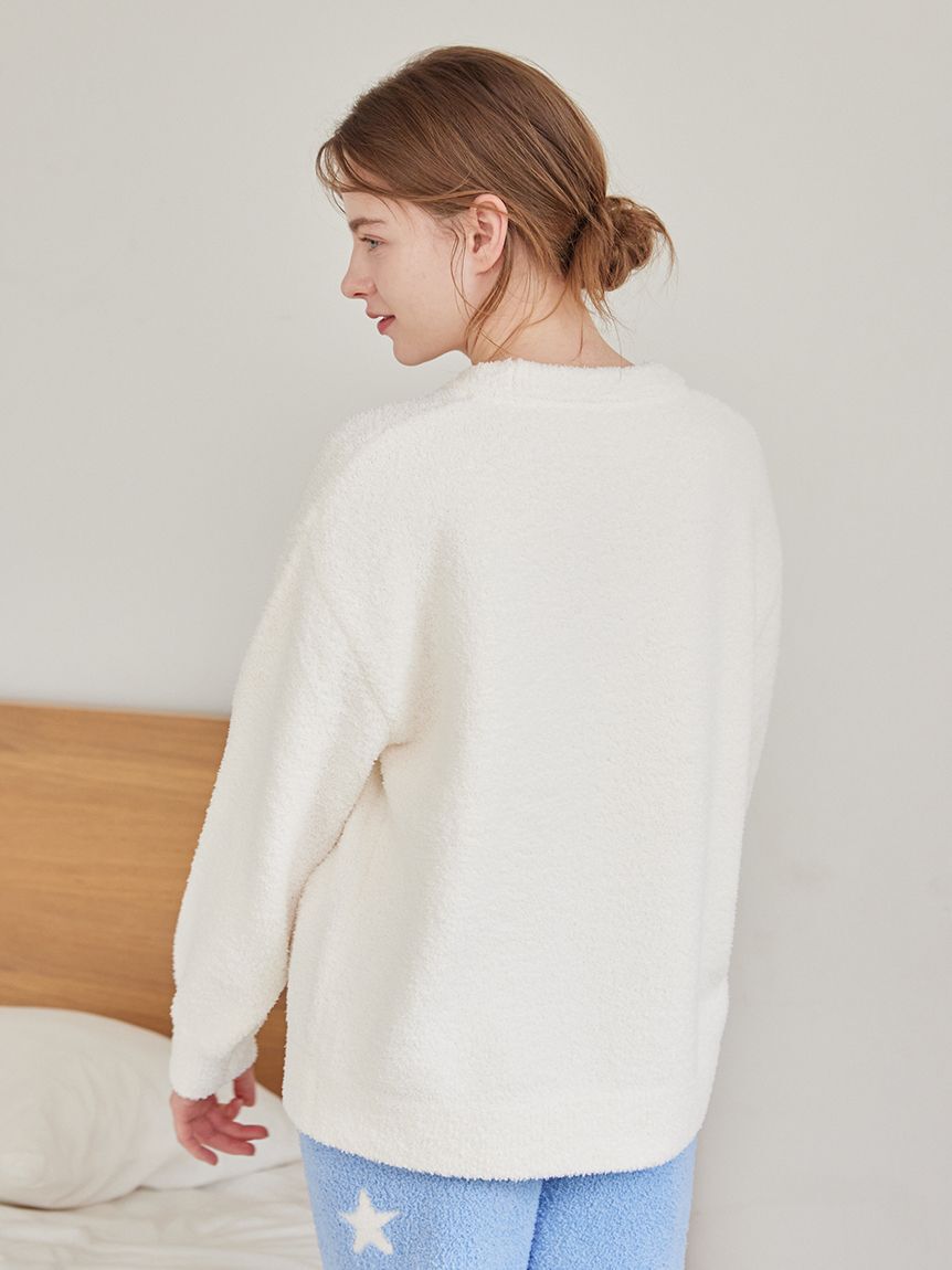 gelato pique「スカーフDOG ジャガードプルオーバー」|ルームウェア|