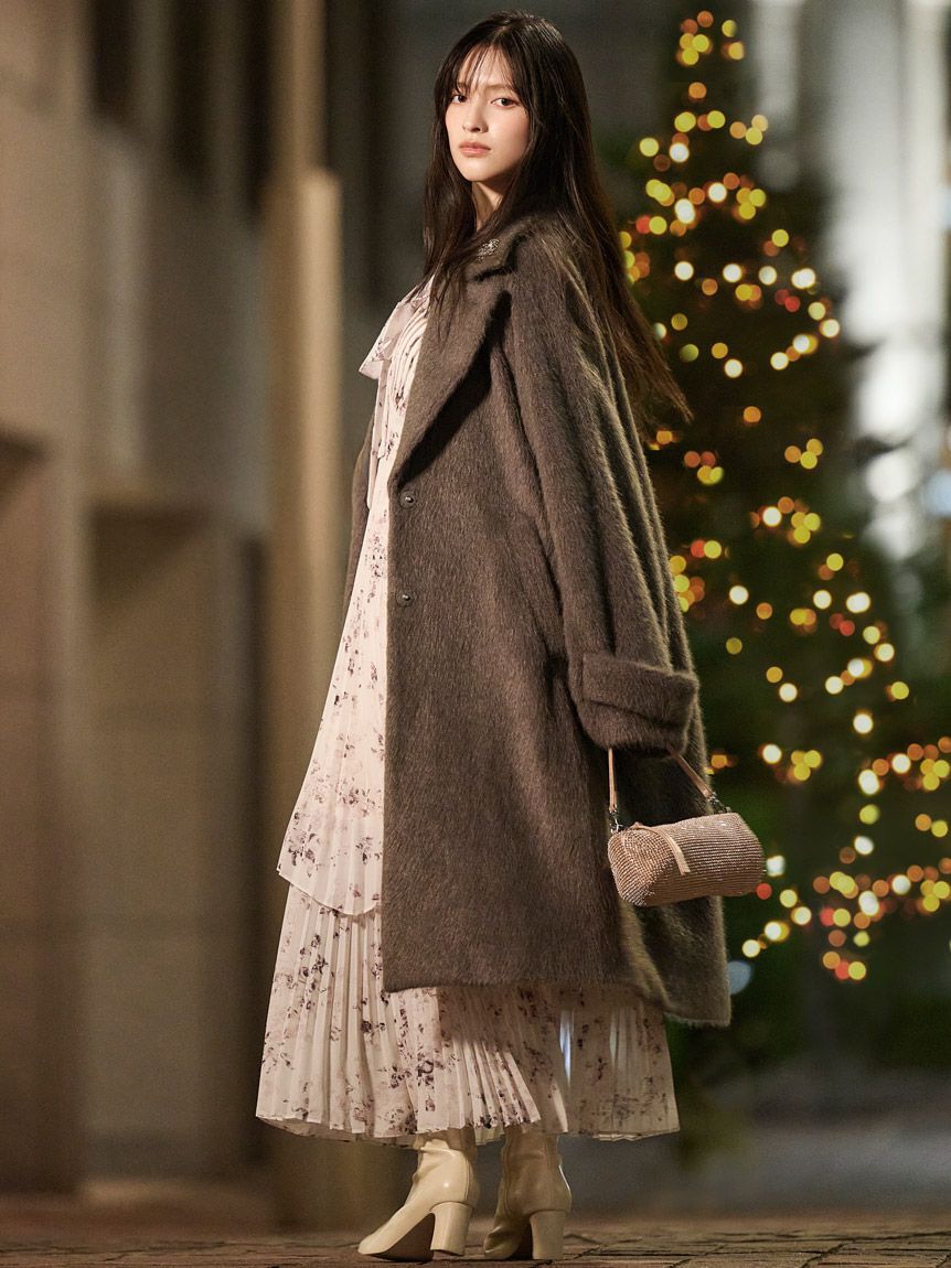 SNIDEL「Sustainableプリーツプリントワンピース」|ワンピース|