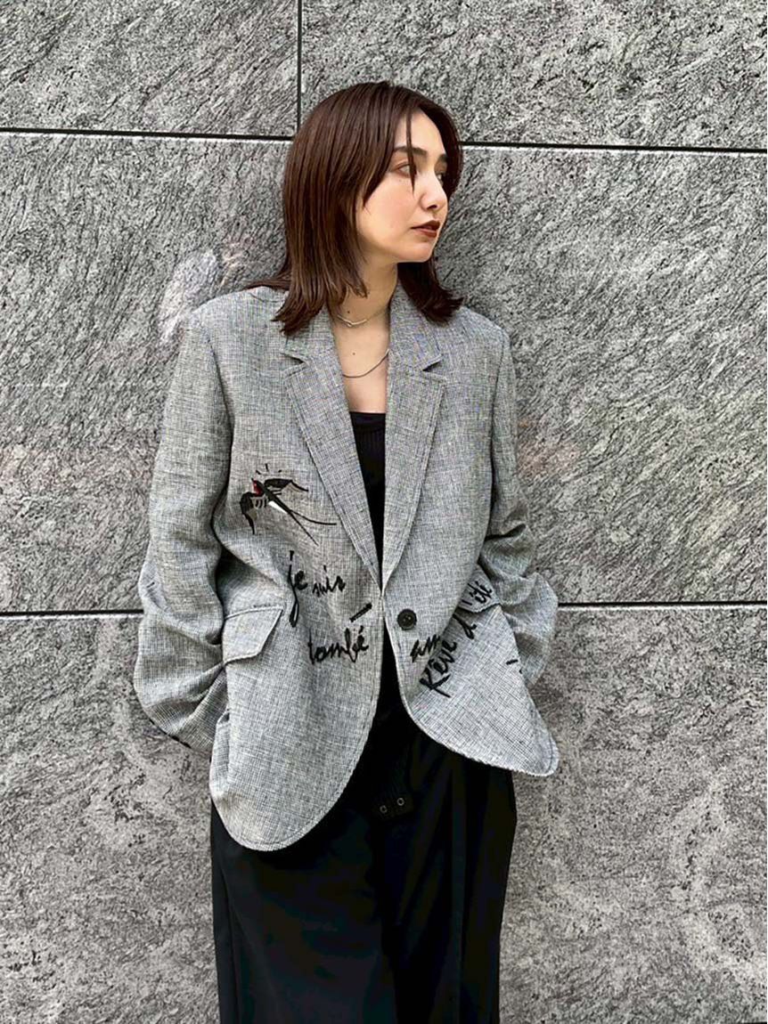 styling/「【styling/&times;KEITA MARUYAMA】エンブロイダリージャケット」|テーラードジャケット|