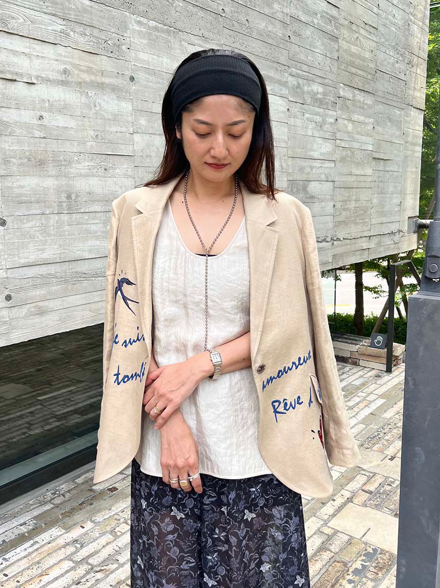 styling/「【styling/&times;KEITA MARUYAMA】エンブロイダリージャケット」|テーラードジャケット|