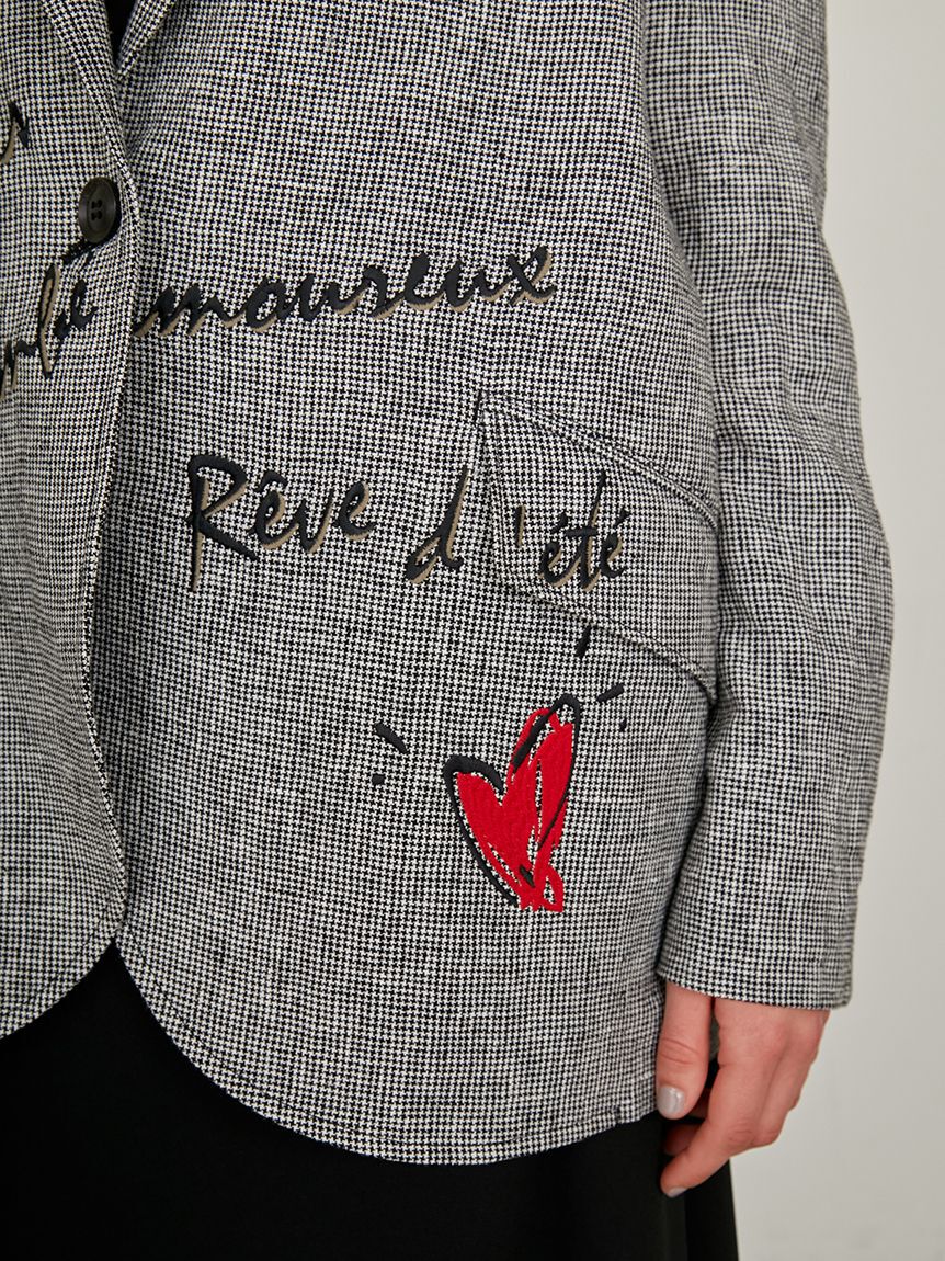 styling/「【styling/&times;KEITA MARUYAMA】エンブロイダリージャケット」|テーラードジャケット|