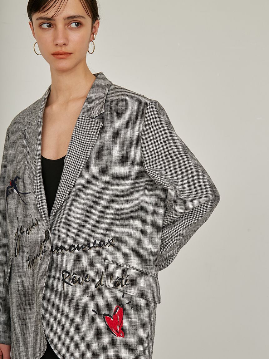 styling/「【styling/&times;KEITA MARUYAMA】エンブロイダリージャケット」|テーラードジャケット|