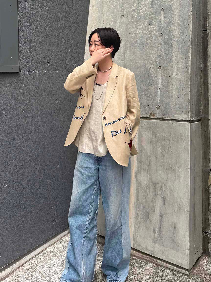 styling/「【styling/&times;KEITA MARUYAMA】エンブロイダリージャケット」|テーラードジャケット|