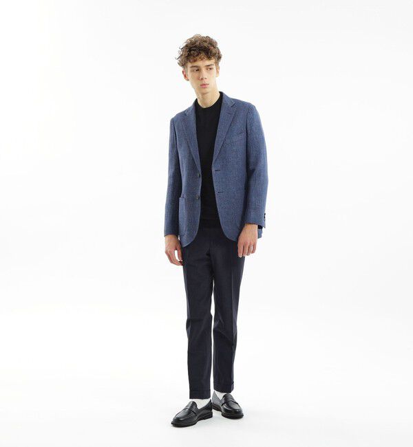 MACKINTOSH PHILOSOPHY「【WEB＆一部店舗限定】T.G. di Fabio ウール麻ホップサック 2PATCH JACKET」|テーラードジャケット|