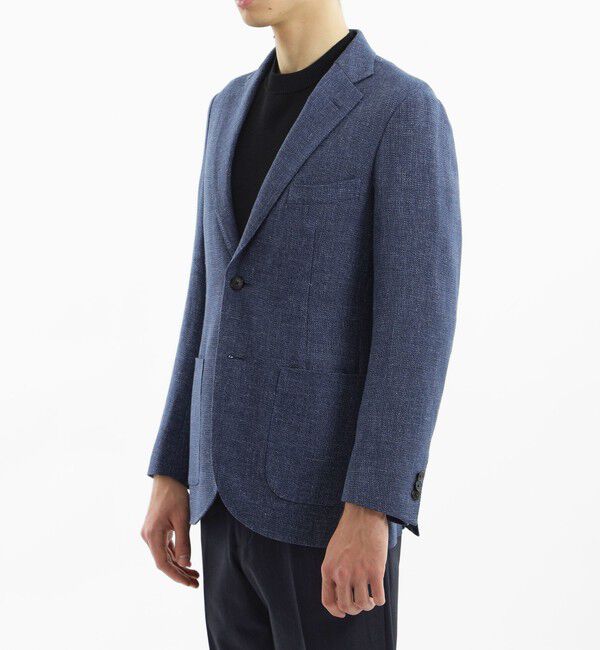 MACKINTOSH PHILOSOPHY「【WEB＆一部店舗限定】T.G. di Fabio ウール麻ホップサック 2PATCH JACKET」|テーラードジャケット|