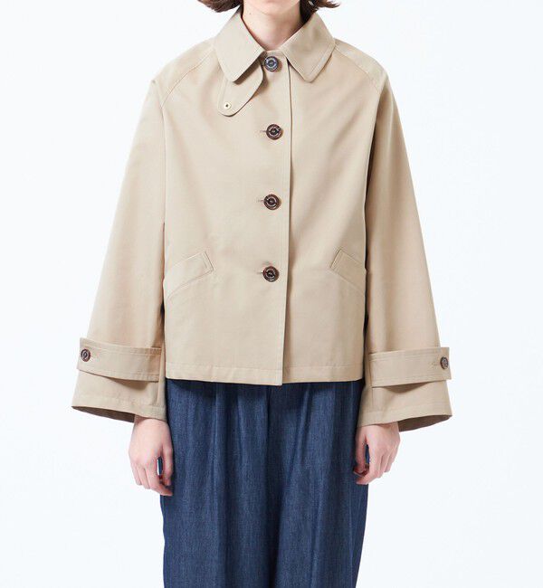 MACKINTOSH PHILOSOPHY「【WEB&一部店舗限定】【WELBURY SHORT(ウェルベリーショート)】ダブルクロス製」|ステンカラーコート|