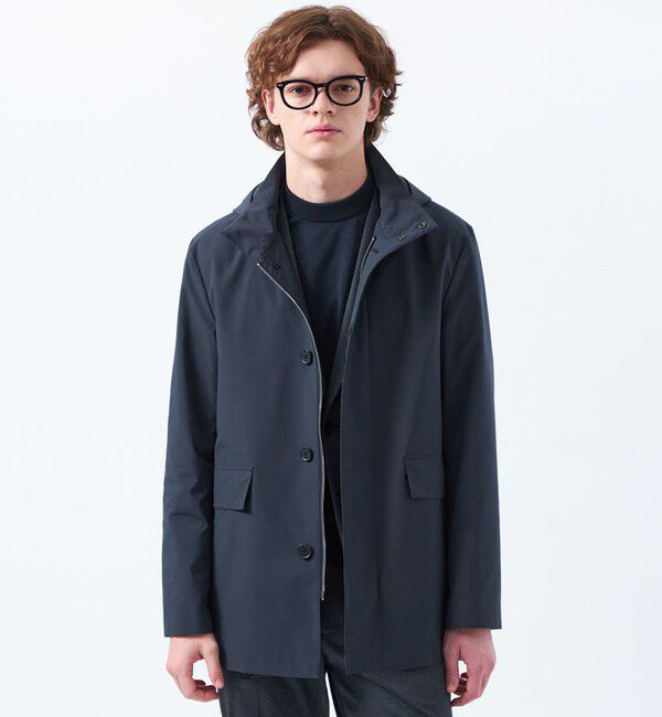 MACKINTOSH PHILOSOPHY「タイプライター BELFAST（ベルファスト）ショート」|ブルゾン・スタジャン|ネイビー