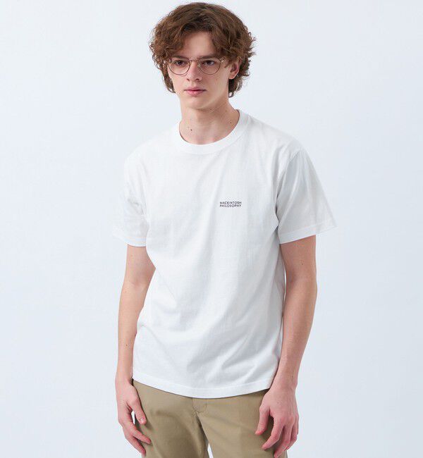 MACKINTOSH PHILOSOPHY「【WEB&一部店舗】5.6oz クルーネックロゴTシャツ」|Tシャツ・カットソー|ホワイト