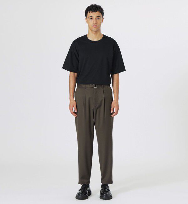  「ウールミックスベルテッドスラックス」|スラックス|