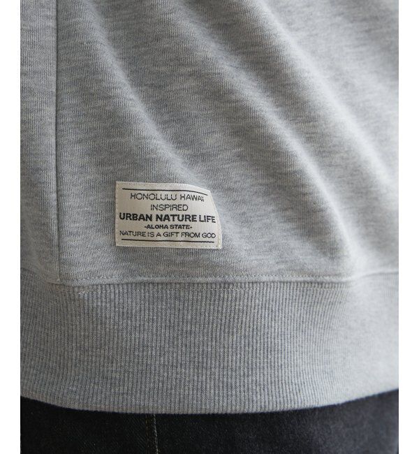 ikka「URBAN NATURE LIFE アーバンネイチャーライフ スウェットハーフジップ」|パーカー|