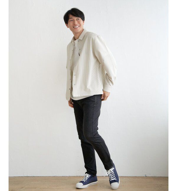 ikka「イージケアサッカースナップシャウター」|ブルゾン・スタジャン|