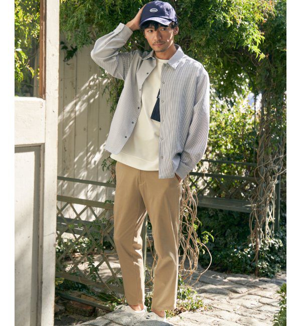 ikka「イージケアサッカースナップシャウター」|ブルゾン・スタジャン|