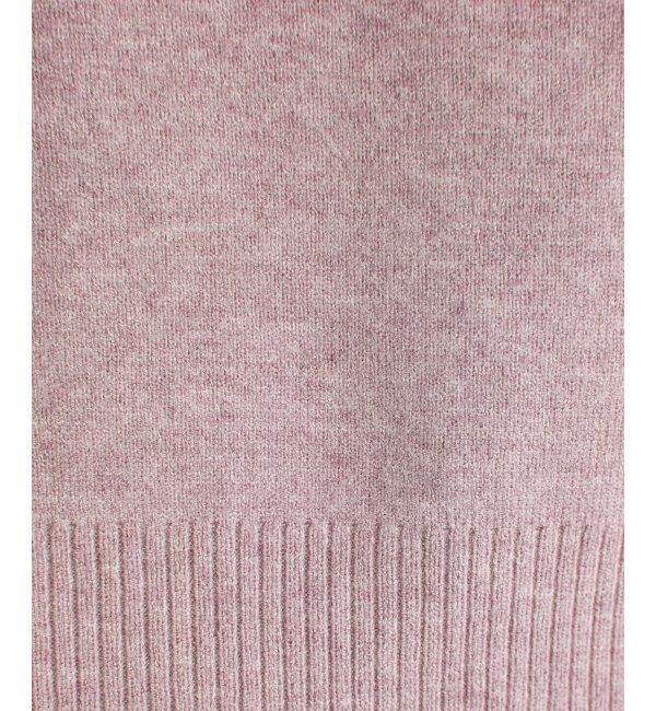 ikka「【親子おそろい】クリーミーサイドスリットニット」|プルオーバー|